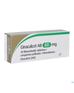 Cinacalcet ab 60mg comp pell  28 x 60mg