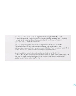 Cinacalcet ab 60mg comp pell  28 x 60mg