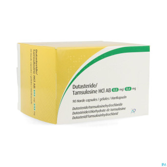 Dutasteride/tamsulosne hcl ab 0,5mg/0,4mg caps  90