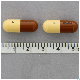 Dutasteride/tamsulosne hcl ab 0,5mg/0,4mg caps  90