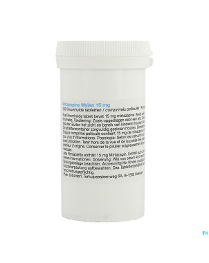 Mirtazapine viatris 15mg comp pell 250 pot