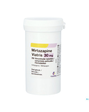 Mirtazapine viatris 30mg comp pell 250 pot