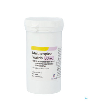 Mirtazapine viatris 30mg comp pell 250 pot