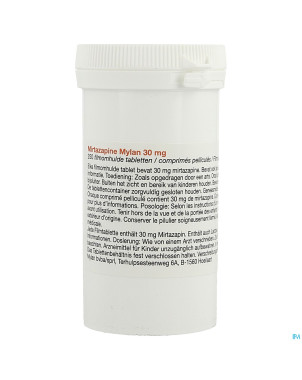 Mirtazapine viatris 30mg comp pell 250 pot