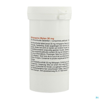 Mirtazapine viatris 30mg comp pell 250 pot