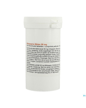 Mirtazapine viatris 30mg comp pell 250 pot
