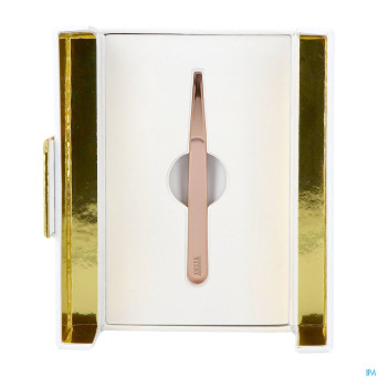 Vitry pince epiler luxe or rose