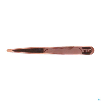 Vitry pince epiler luxe bronze