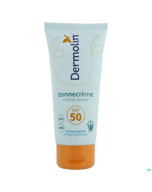 Dermolin creme solaire spf50 tube 75ml
