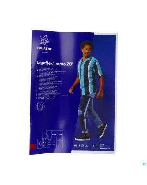 Thuasne ligaflex immo 20 long 50cm bleu l