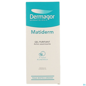 Dermagor matiderm gel purifiant tube 200ml