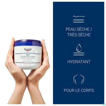Eucerin urearepair plus creme corps 5% uree 450ml