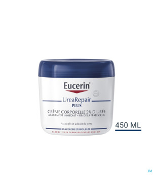 Eucerin urearepair plus creme corps 5% uree 450ml