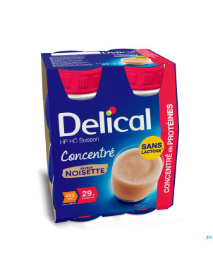 Delical hp hc boisson conc. noisette    4x200ml