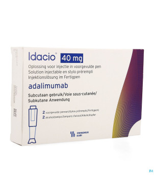 Idacio 40mg/0,8ml sol inj 50mg/ml stylo prer. 2