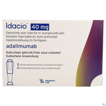 Idacio 40mg/0,8ml sol inj 50mg/ml stylo prer. 2