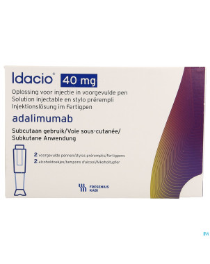 Idacio 40mg/0,8ml sol inj 50mg/ml stylo prer. 2