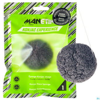 Manetik konjac experience eponge charbon bambou