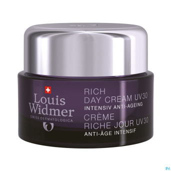 Widmer aai creme jour riche uv30 parf pot 50ml