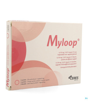 Myloop 0,120mg/0,015mg/24h syst.diffusion vagin. 3