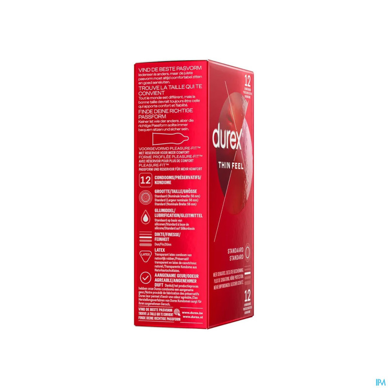 Durex thin feel    preservatifs 12