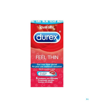 Durex thin feel    preservatifs 12