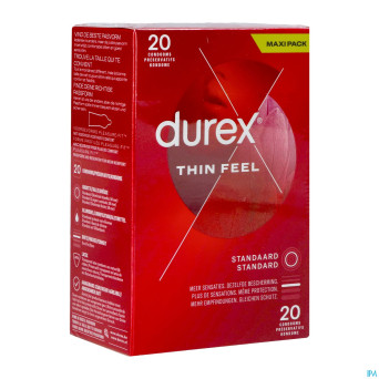 Durex thin feel    preservatifs 20