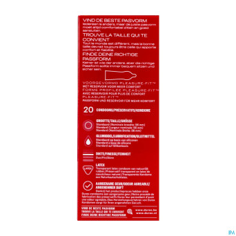 Durex thin feel    preservatifs 20