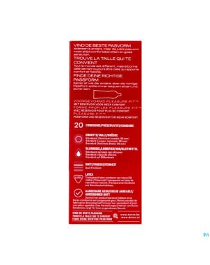 Durex thin feel    preservatifs 20