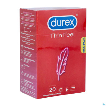Durex thin feel    preservatifs 20
