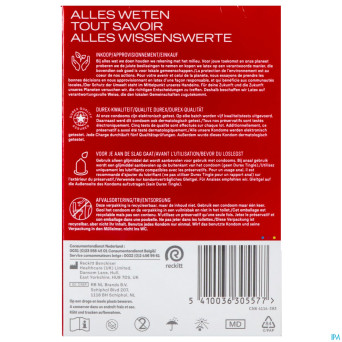 Durex thin feel    preservatifs 20