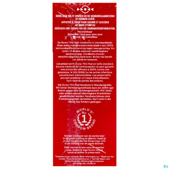 Durex thin feel    preservatifs 20