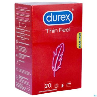 Durex thin feel    preservatifs 20