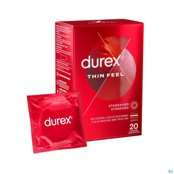Durex thin feel    preservatifs 20