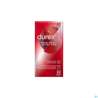 Durex thin feel extra thin    preservatifs 10