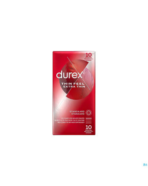 Durex thin feel extra thin    preservatifs 10