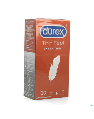 Durex thin feel extra thin    preservatifs 10