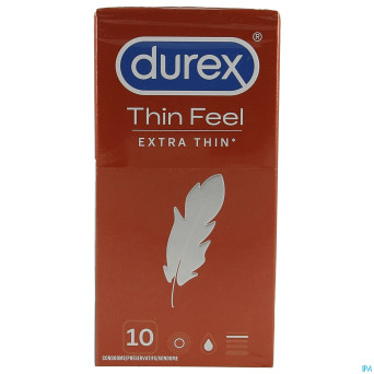 Durex thin feel extra thin    preservatifs 10