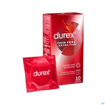 Durex thin feel extra thin    preservatifs 10