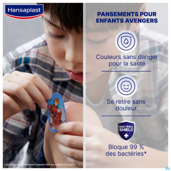 Hansaplast pansement enfants marvel  strips 20