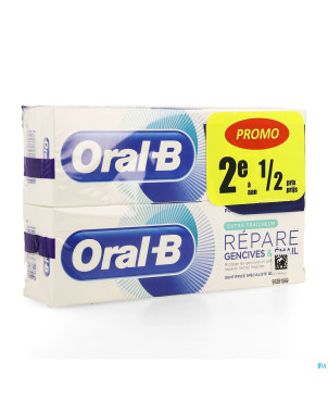 Oral-b dentifrice repair ext. fresh 2x75ml 2e -50%