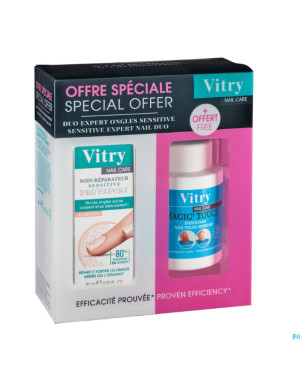 Vitry soin ongles sensitive pro exp.+dissol. 75ml