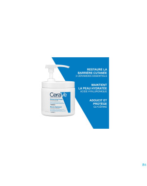 Cerave baume hydratant    pot+pompe 454g