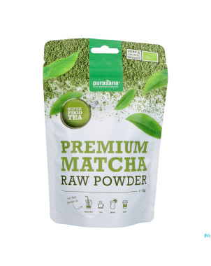 Purasana vegan pdr matcha 75g    be-bio-02