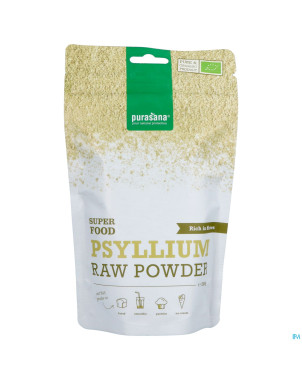 Purasana vegan pdr psyllium 200g    be-bio-02
