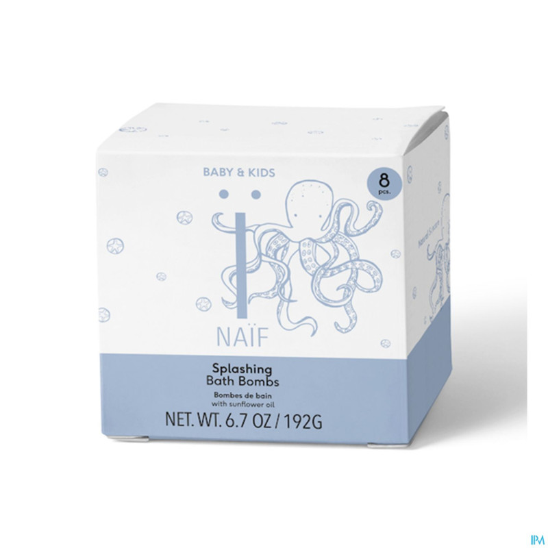 Naif splashing bath bomb 8