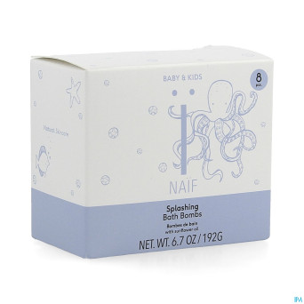 Naif splashing bath bomb 8