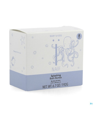 Naif splashing bath bomb 8