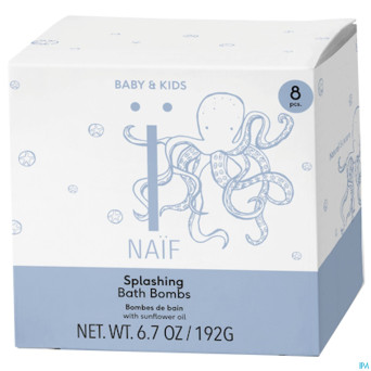 Naif splashing bath bomb 8
