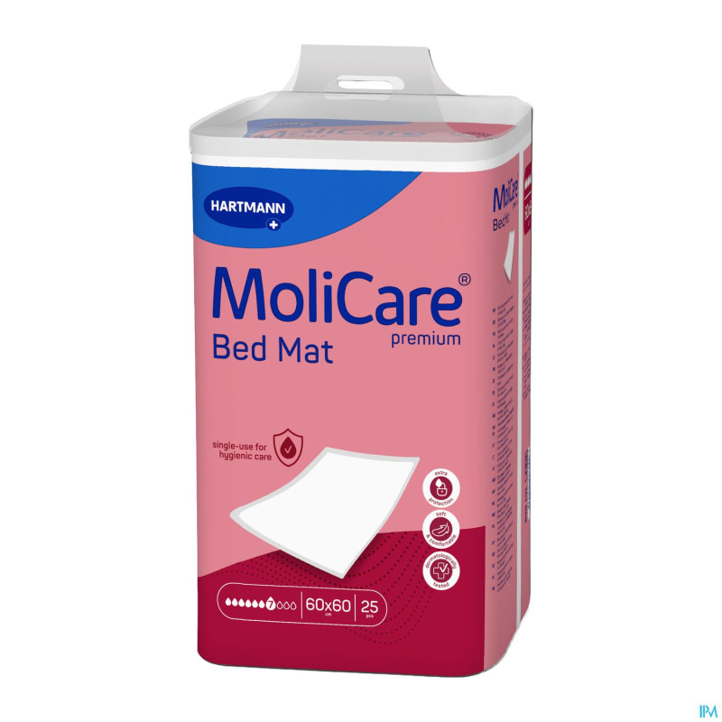 Molicare premium bed mat 7 drops 60cmx60cm 25